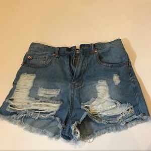Fashion Nova Distressed Shorts
